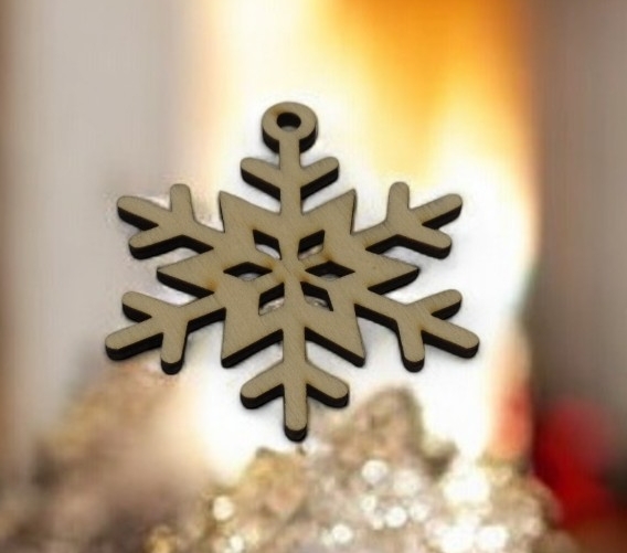 Weihnachts-Anhänger - Schneeflocke