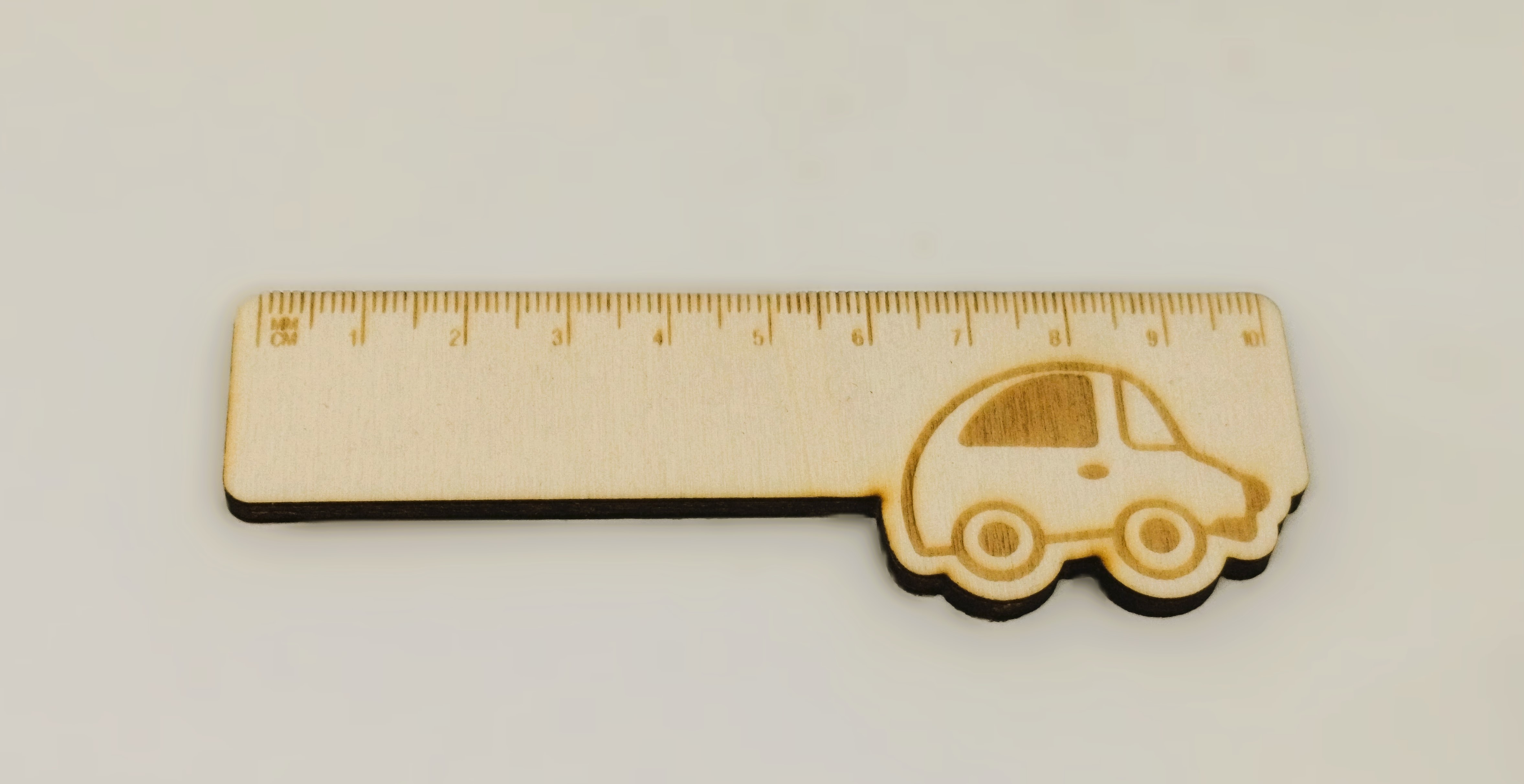 kleines Lineal 10cm, Motiv Auto